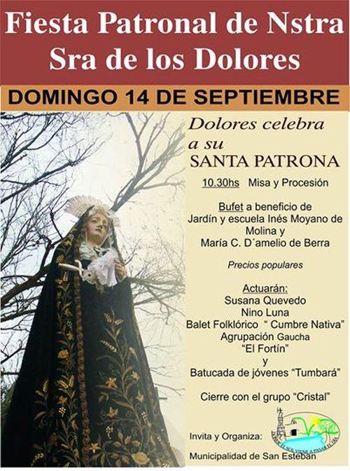 DOMINGO 14 FIESTAS PATRONALES DE DOLORES (SAN ESTEBAN)