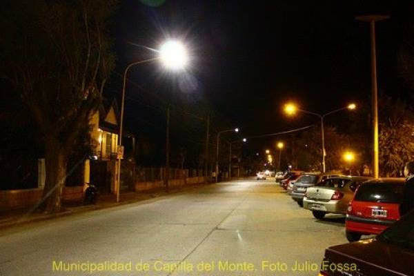 INAUGURACION DE NUEVO SISTEMA DE LUMINARIA EN CAPILLA DEL MONTE