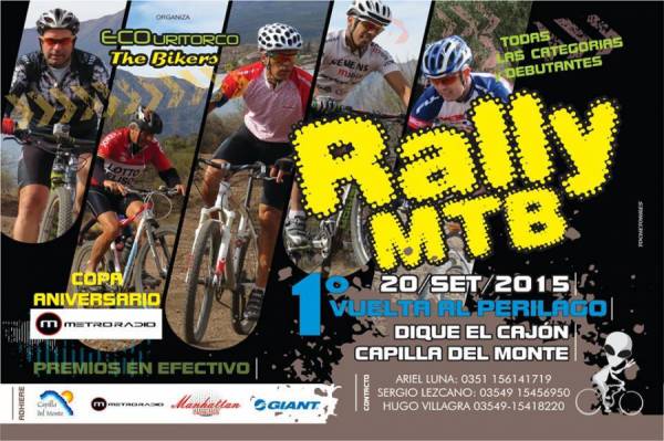 EL DOMINGO 20 SE CORRE LA PRIMERA VUELTA AL PERILAGO RALLY MTB