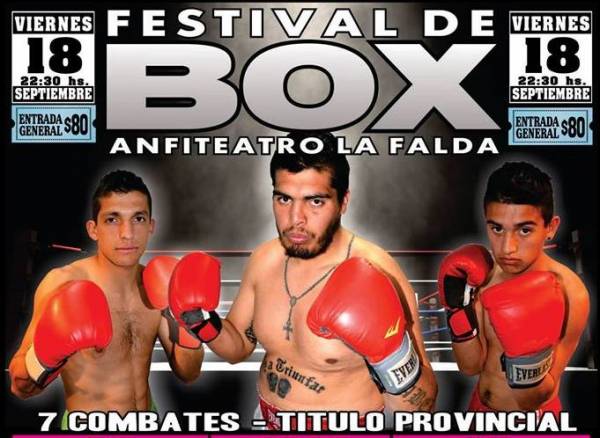 GRAN FESTIVAL DE BOX EL PROXIMO VIERNES EN LA FALDA