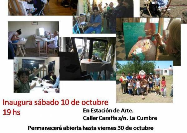 EL TALLER DE ARTE LAPIZLASULI MUESTRA SUS OBRAS EN LA CUMBRE