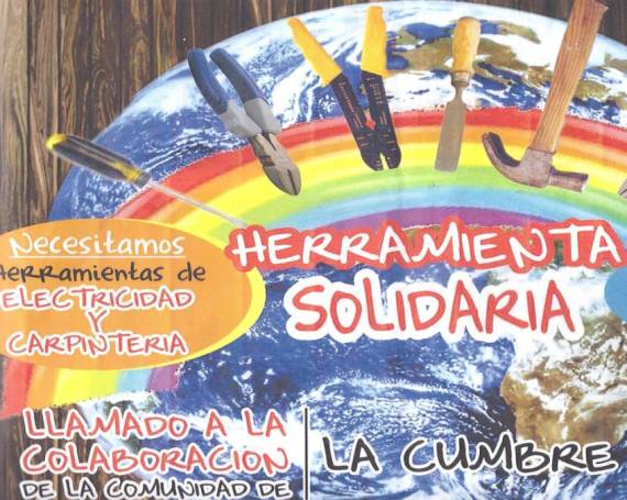 CAMPAÑA SOLIDARIA: EL IPET 200 DE LA CUMBRE NECESITA HERRAMIENTAS