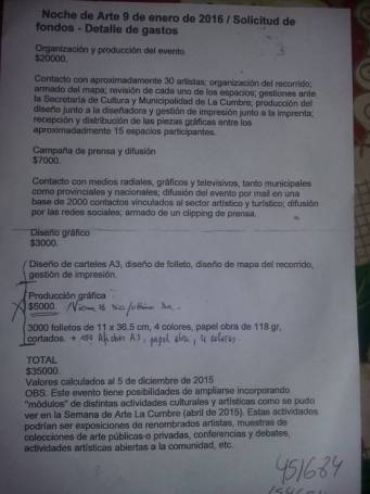 POLEMICA GACETILLA DE PRENSA DE LA MUNICIPALIDAD DE LA CUMBRE