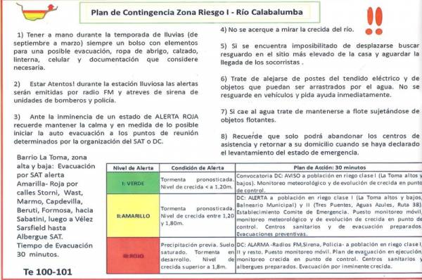 TRABAJOS DE PREVENCION DE DEFENSA CIVIL DE CAPILLA DEL MONTE