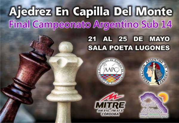 SE ESTA JUGANDO EN CAPILLA LA FINAL DEL CAMPEONATO ARGENTINO DE AJEDREZ