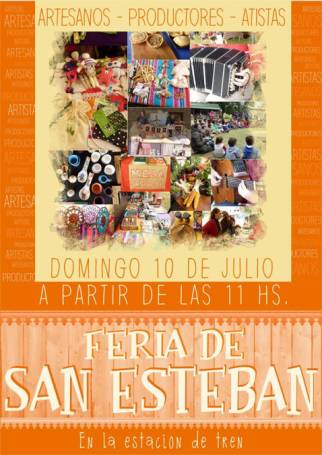 EL PROXIMO DOMINGO 10 HAY FERIA EN SAN ESTEBAN