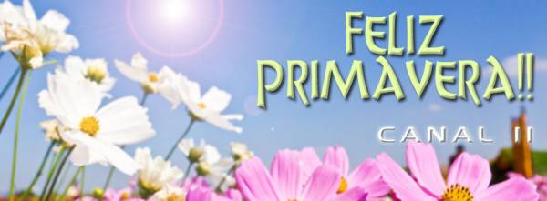 FELIZ PRIMAVERA LES DESEA CANAL 11 LA CUMBRE TV