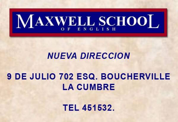 ESTAN ABIERTAS LAS INSCRIPCIONES PARA EL INSTITUTO DE INGLES