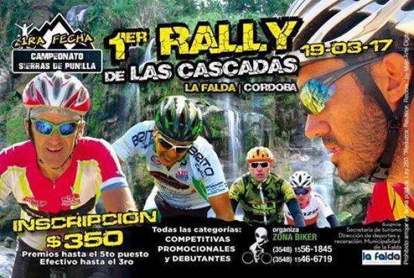 EL DOMINGO 19 EN LA FALDA SE CORRE EL RALLY DE LAS CASCADAS