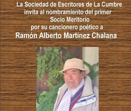 LA SOCIEDAD DE ESCRITORES REALIZA UN HOMENAJE A CHALANA