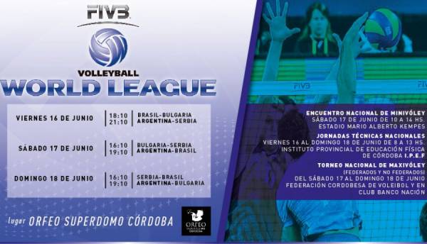 LLEGA A CORDOBA EL MEJOR VOLEY DEL MUNDO