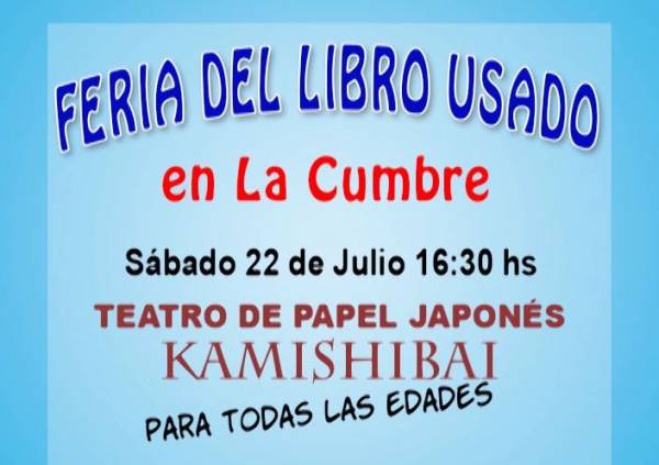 FERIA DEL LIBRO USADO EN LA CUMBRE