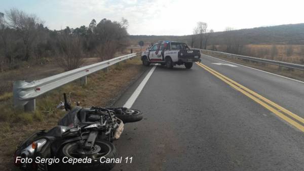 MOTOCICLISTA DE CAPILLA DEL MONTE MURIO EN UN ACCIDENTE