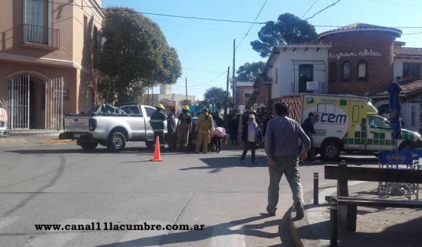 EL SEGUNDO ACCIDENTE DEL DIA EN LA CUMBRE