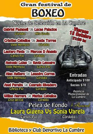 EVENTOS DEL FIN DE SEMANA LARGO DE OCTUBRE EN LA CUMBRE