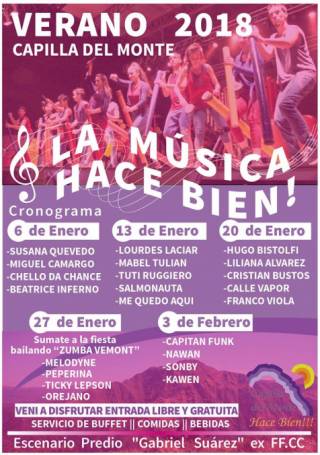 HOY SABADO COMIENZA EN CAPILLA LA MUSICA HACE BIEN