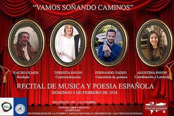 RECITAL DE MUSICA Y POESIA ESPAÑOLA EN LA CUMBRE