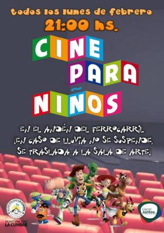 CINE PARA CHICOS EN EL ANDEN!!