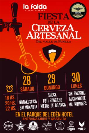 COMIENZA EN LA FALDA LA FIESTA DE LA CERVEZA ARTESANAL