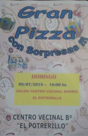 DOMINGO DE PIZZAS Y MUCHAS SORPRESAS