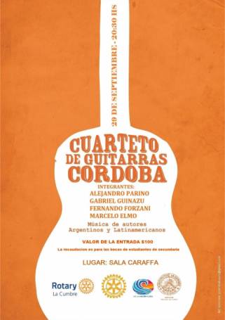 EL ROTARY INVITA AL CONCIERTO DE GUITARRAS EN LA CUMBRE
