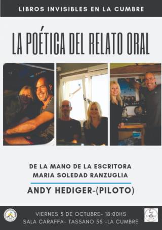 NUEVO CAPITULO DE LIBROS INVISIBLES: OTRO INVITADO DE LUJO, ANDY HEDIGER
