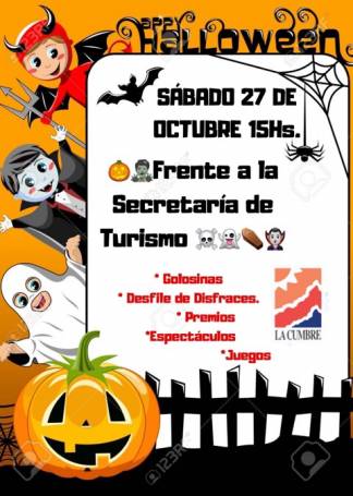 PARTICIPA DEL CONCURSO DE DISFRAZ HALLOWEEN KIDS LA CUMBRE