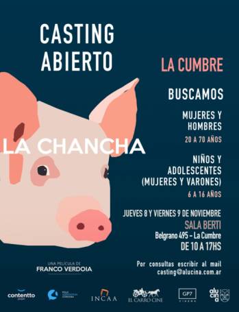 CASTING ABIERTO EN LA CUMBRE PARA LA CHANCHA