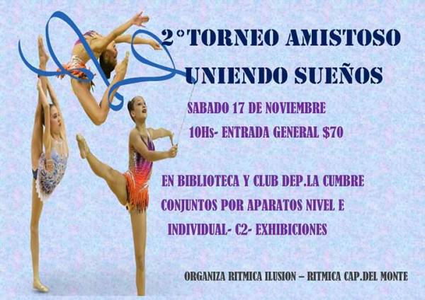 LA CUMBRE SE PREPARA PARA LA EXHIBICION DE GIMNASIA RITMICA