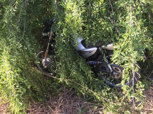 ENCONTRARON UNA MOTO EN LA CUMBRE QUE HABRIA SIDO ROBADA