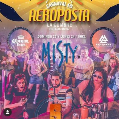 MISTY SOUL CHOIR: DOM 23 Y LUN 24 EN AEROPOSTA