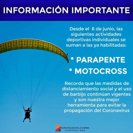 ATENCION PARAPENTISTAS Y MOTOCICLISTAS !!!