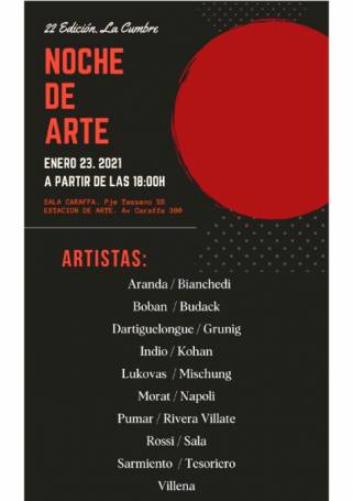 INAUGURACION DE LA NOCHE DE ARTE EN LA CUMBRE