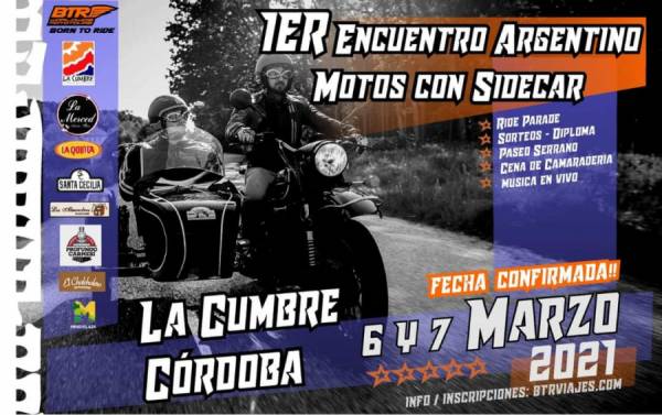 EN LA CUMBRE SE REALIZARA EL ENCUENTRO DE MOTOS CON SIDECAR