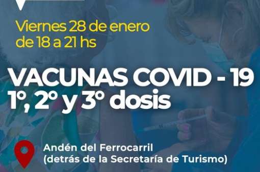 VIERNES 28 JORNADA DE VACUNACION EN LA CUMBRE