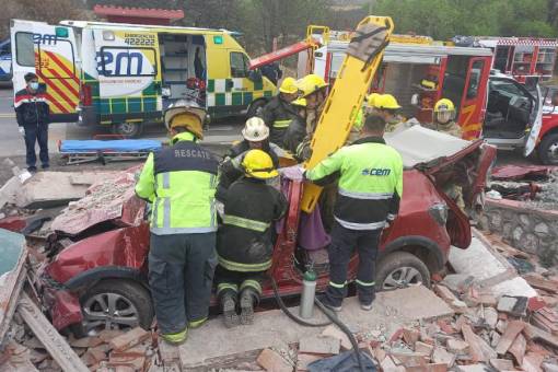 Grave accidente en Santa Cecilia