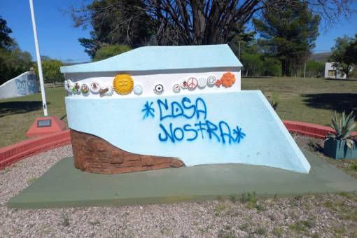 Actos de vandalismo en Villa Giardino