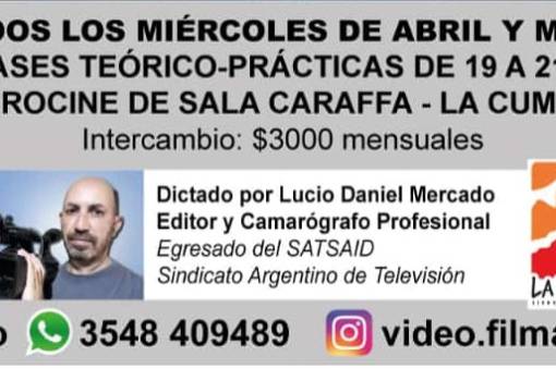 Atención. Curso Taller "Introducción a la Video Filmación" dictado por Lucio Mercado