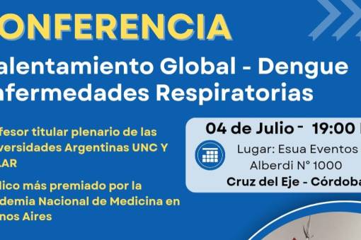 SANOS INVITA A LA DISERTACION DEL DR.PIZZI EN CRUZ DEL EJE