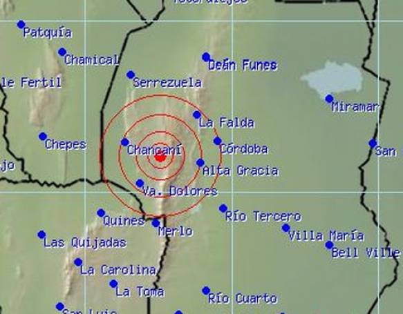 HUBO UN LEVE SISMO EN LA CUMBRE DE GASPAR