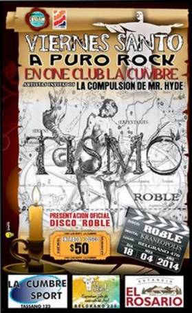 TISMO PRESENTA SU NUEVO CD EN LA CUMBRE