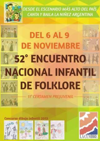 PROGRAMA DE ACTIVIDADES DEL ENCUENTRO INF.DE FOLKLORE