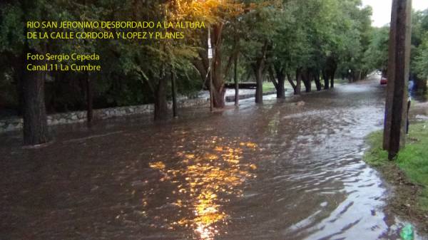 HISTORICA CRECIDA DEL RIO SAN JERONIMO DE LA CUMBRE