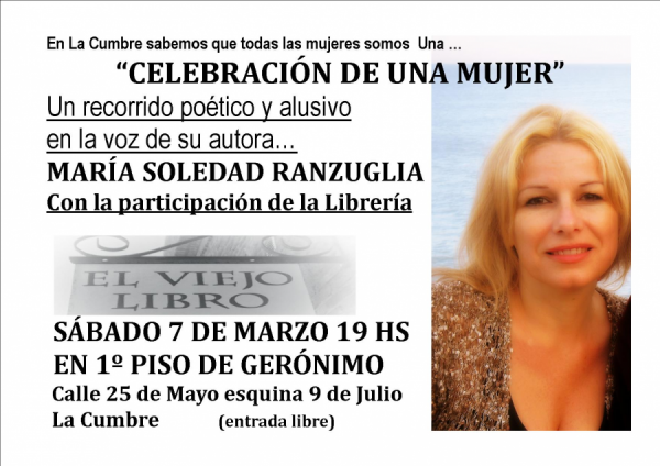 MARIA SOLEDAD RANZUGLIA Y SU HOMENAJE A LA MUJER