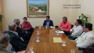 SE FIRMARA EL CONVENIO CON LA PROVINCIA POR LAS CAMARAS