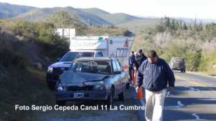 ACCIDENTE EN CADENA CERCA DEL CRUCE DE SAN ESTEBAN