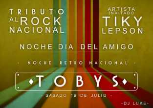 PRESENTACION EN TOBYS DE TIKY LEPSON CON SU TRIBUTO AL ROCK NAC