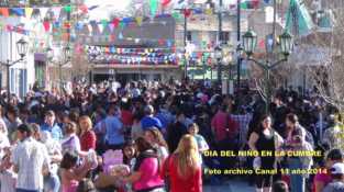 LA FIESTA DEL DIA DEL NIÑO EN LA CUMBRE HOY A LAS 14 HS