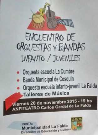 ENCUENTRO DE ORQUESTAS Y BANDAS INFANTO JUVENILES EN LA FALDA