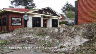 FOTOS DE LA TORMENTA CON MUCHA PIEDRA EN VILLA GIARDINO